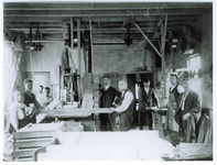 500042 De werkplaats van houtwarenfabriek Gebr. Janssen, 1935