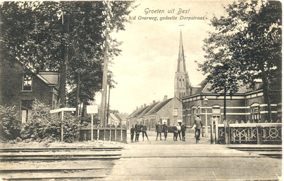 500229 Spoorwegovergang richting Hoofdstraat, 1905