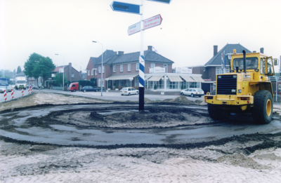 500886 Aanleg rotonde Oude Rijksweg / Nieuwstraat bij Quatre Bras, 1993