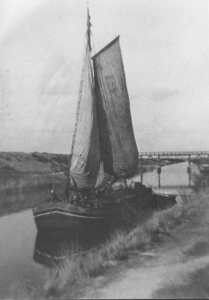 500997 Zeilschip in het Wilhelminakanaal, 1943