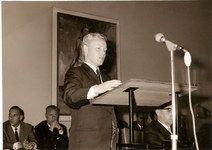 501392 Toespraak van dhr. P. Notermans tijdens het afscheid van burgemeester G. Notermans, 30-05-1968