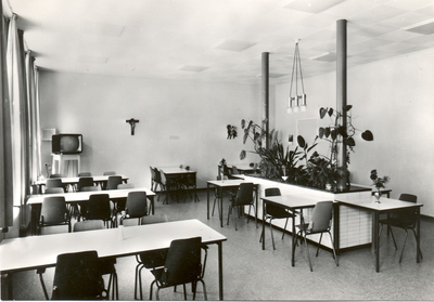 501414 Eetzaal bejaardenhuis, 1960