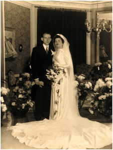180043 Het huwelijk van Charles Rigô en Marie-Louise C.G.Y. Smitz, 1940 - 1945