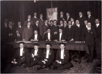 181203 Studenten met links Gerardus Josephus Johannes Marie Coovels (Gerard), 1901 - 1911