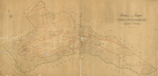 477-001 Percelen kaart behorende bij de legger wegen en waterleidingen in de gemeente Vlierden