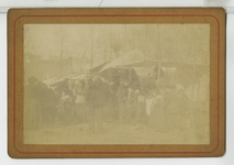 390198 Markttafereel met kinderen, ca. 1890