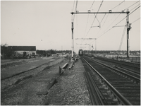 194782 Serie van 7 foto's betreffende de aanleg van het hoogspoor. Werkzaamheden aan de spoorlijn Eindhoven-Venlo, 06-1949