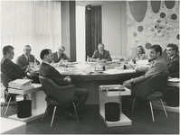  Een serie van 6 fotot's betreffende het college van Burgemeester en Wethouders (1970-1974), 1970-1974