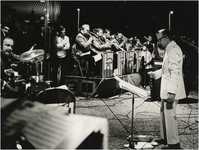 193117 Het orkest van Hub Musch verzorgt een optreden in het stadhuis, 18-09-1972