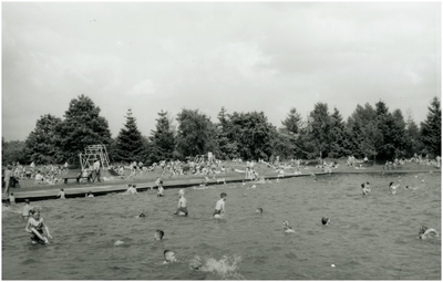 8279 Zwemmen in zwembad De Oase, 1955 - 1965