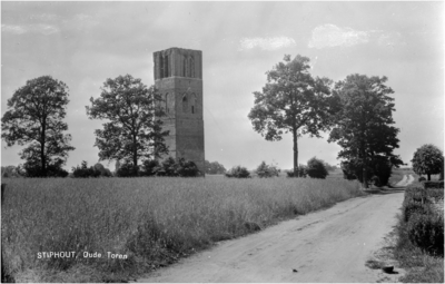 227656 Oude toren, op de hoek van de Oude Torenstraat en de Van der Brugghenstraat, 1965 - 1975
