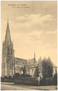 15526 R.K. Sint-LambertusKerk en Pastorie. Hoogstraat 299, 1920