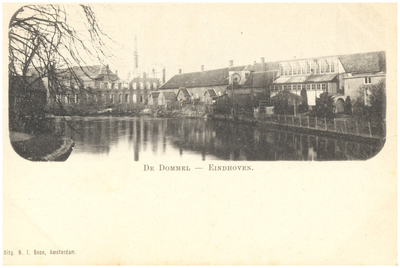 15536 Dommel met het fabriekscomplex De Bouw, 1895 - 1905