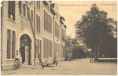 15616 Keizersgracht, met links het Post- en Telegraafkantoor, 1907 - 1908