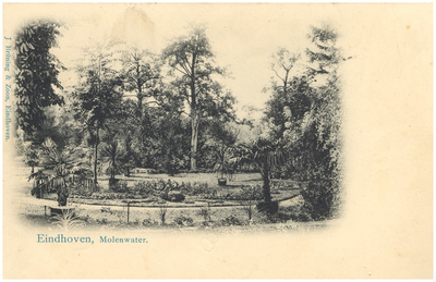 15650 Molenwater, de tuin van sigarenkistenfabrikant Brüning, 1900 - 1902