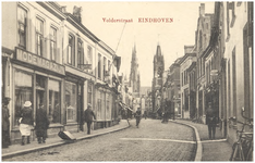 15688 Volderstraat, met rechts het stadhuis in de Rechtestraat, 1900 - 1910