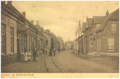 15739 Hoogstraat, gezien vanaf de hoek met de Paradijsstraat, 1915 - 1920