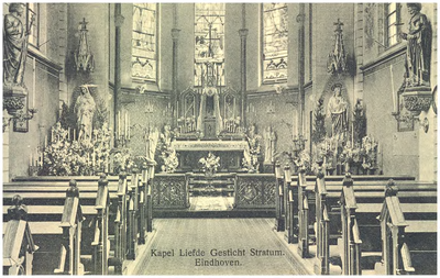 15740 Dienst en gebedsruimte van de kapel van het Liefde Gesticht, 1910 - 1920