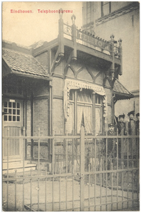 15811 Telefooncentrale, Rechtestraat achter het stadhuis, 1903
