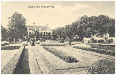 16924 De tuin van kasteel Eckart, Nuenenseweg, 1906 - 1930