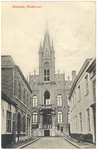 16935 Stadhuis, aan de Rechtestraat gezien vanuit de Korenstraat, 1908