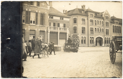 17015 Keizersgracht met het postkantoor, 1910 - 1920