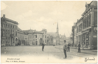 17231 Bindersestraat, gezien in de richting van de villa van P.F. van Vlissingen, 1900 - 1920