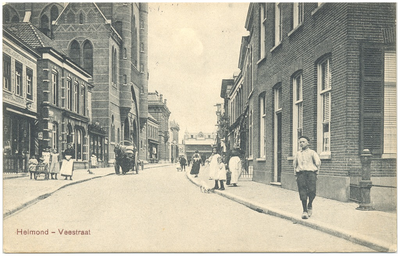 17262 Veestraat, gezien in de richting van de Markt, 1906
