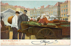 17560 Het in- en verkopen van goederen op de Markt, 1900 - 1920