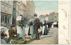 17561 Het in- en verkopen van goederen op de Markt, 1900 - 1920