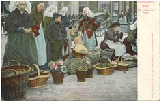 17562 Het in- en verkopen van goederen op de Markt, 1900 - 1920