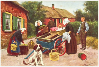 18038 Het laden van de hondenkar, 1900 - 1930