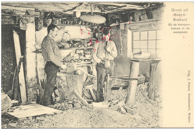 18150 Het maken van klompen, 1905 - 1920