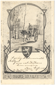 18315 Het rijden met de ossenkar, 1892 - 1902