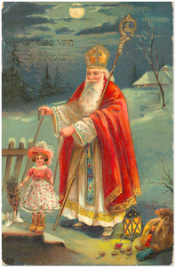 18436 Sint Nicolaas : met jutezak en pop, z.j.