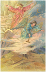 18451 Engelen zwevend boven de berg Horep, bij de stenen tafelen, z.j.