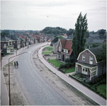 255251 Panorama Dorpstraat, richting R.K. St. Caecilia kerk, 1955 - 1965