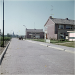 255333 Witherenstraat, toren zichtbaar van de R.K. kerk H. Caecilia, 1960 - 1970