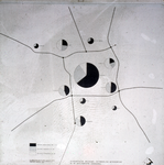 257480 Schematische weergave ontwikkeling woningbouw in de agglomeratie Eindhoven, 1955 - 1965