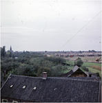 257507 Panorama gebied richting Fris Verhagenstraat / Kerkakkerstraat: gezien vanaf de Paladijn sigarenfabriek, ...
