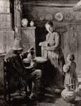 241926 Foto van het schilderij In Brabant van Arend Hijner, 1915