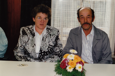 242592 Sjef van Kasteren met echtgenote , 09-10-1991