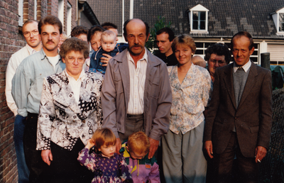 242593 Sjef van Kasteren met familie, 09-10-1991