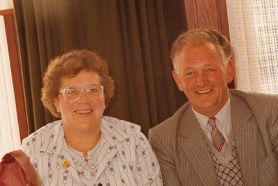 242614 H. Matheeuwse: de heer Matheeuwse en echtgenote., 06/09/1983
