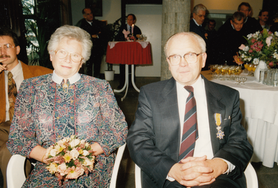 242646 Theo Thijssen: TheoThijssen en echtgenote, 01/11/1990