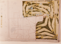 243248 Tekening van het plan voor de golfbaan en villapark, 1985