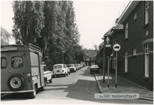 1206 De Albertina van Nassaustraat gezien vanaf de Willem Frisostraat, ca. 1980 - 1985
