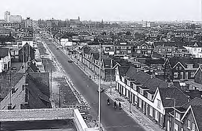 19374 Panorama van de Boschdijk, gezien in de richting van 'best', 1973