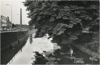 25149 Dommel, overzicht stroomgebied zuidelijke richting. Links Bleekstraat, op de achtergrond trijpfabriek Schellens ...