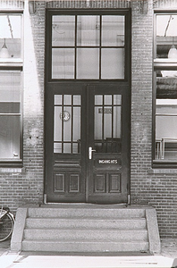 28310 Het Gymnasium Augustinianum: de achteringang, 1978
